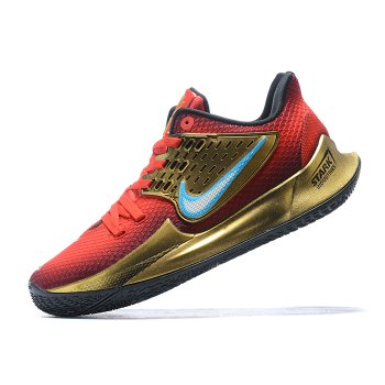 2020 Nike Kyrie 2 Red Metallic Gold-Blue Shoes